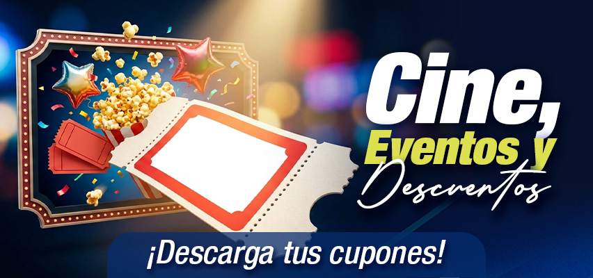 cine eventos y descuentos